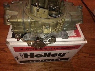 Rare 1971 Corvette Chevelle 454 LS6 Auto  4802 Holley Carb Brand New NOS 3986196 Foto 1 de 4