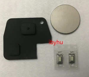 Kit de reparación de estuche llavero de 2 botones para Toyota Yaris 1999-2011, Corolla 2001-2007 - Imagen 1 de 3