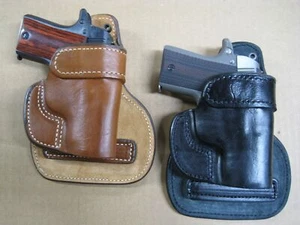 Azula Leather OWB Paddle Concealment Holster CCW  For.. Choose Color & Gun - Picture 1 of 4