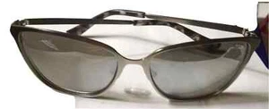 Guess Sunglasses Metal Gray lent Mirror cat Eye - Picture 1 of 4