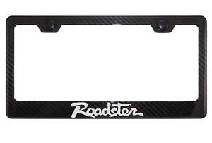 Carbon Fiber License Plate Frame for Roadster - Picture 1 of 1