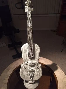 Glass Mosaic Violin Decor HAND CRAFTED ~Beautiful~ - Picture 1 of 2