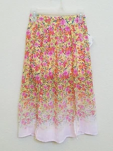 Neu! ALLY DAWSON D signiert - Mädchen Chiffon Blumen Rock Größe Small - Disney - Bild 1 von 3