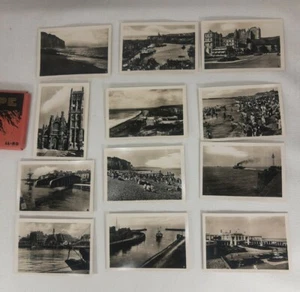 Dieppe France Vintage Tourist Photos Souvenir 12 Photographs Black and White - Picture 1 of 9