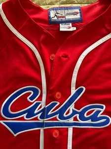 Kuba offizielles Baseball Trikot, rot XXL sehr guter Zustand - Bild 1 von 4