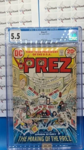 Vintage DC Comic PREZ #1 CGC Graded 5.5 - Bild 1 von 4