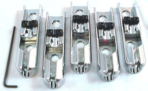 PUENTE DE BAJO CROMADO DE 5 CUERDAS - INDIVIDUAL - Imagen 1 de 4