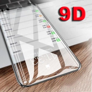 For OnePlus 8 7 6T 6 5T 9D Full Coverage Tempered Glass Screen Protector Cover - Picture 1 of 17
