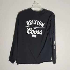 Camicia Brixton Coors M Banchetto Nera Manica Lunga - Foto 1 di 8