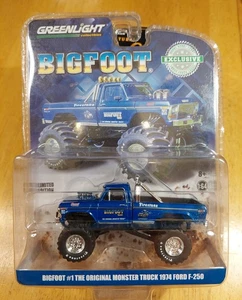 Greenlight 1/64 Bigfoot #1 1974 FORD F250 original monster truck diecast limited - Picture 1 of 2