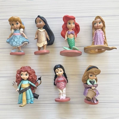 Enorme Lote de 7 Figuras Colección Animadores Princesa Disney Decoración de Pasteles Juguetes Foto 1 de 2