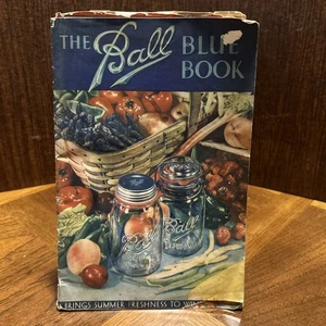 VTG Ball Blue Book Booklet Canning Preserving 1936 MCM Images Recipes - Picture 1 of 13