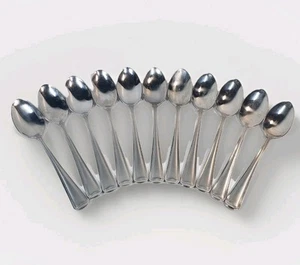 11 Gorham FROSTED MONET 18/8 Stainless Teaspoons - Picture 1 of 5