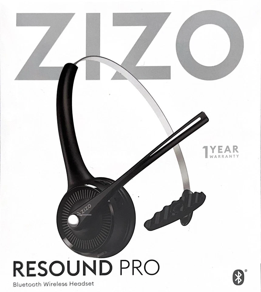 Fone de Ouvido Sem Fio ZIZO RESOUND PRO com Base - Preto - Imagem 1 de 4