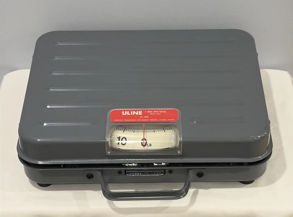 ULINE H-103 Utility Scale For UPS Never Used Heavy Duty 18 Gauge Steel Case - Image 1 of 4
