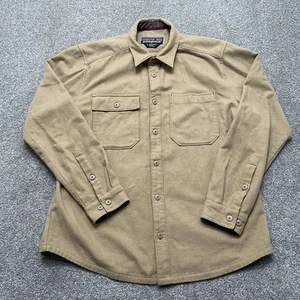 Patagonia Hemdjacke Herren Large braun Merinowollmischung Workwear Knopfleiste - Bild 1 von 12