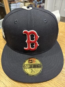 New Era 59Fifty Boston Red Sox World Series Fitted Hat Cap Größe 7 3/8 - Bild 1 von 6
