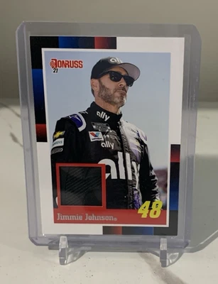 2021 Donruss NASCAR Jimmie Johnson 1988 Retro Relic Patch - Image 1 of 2
