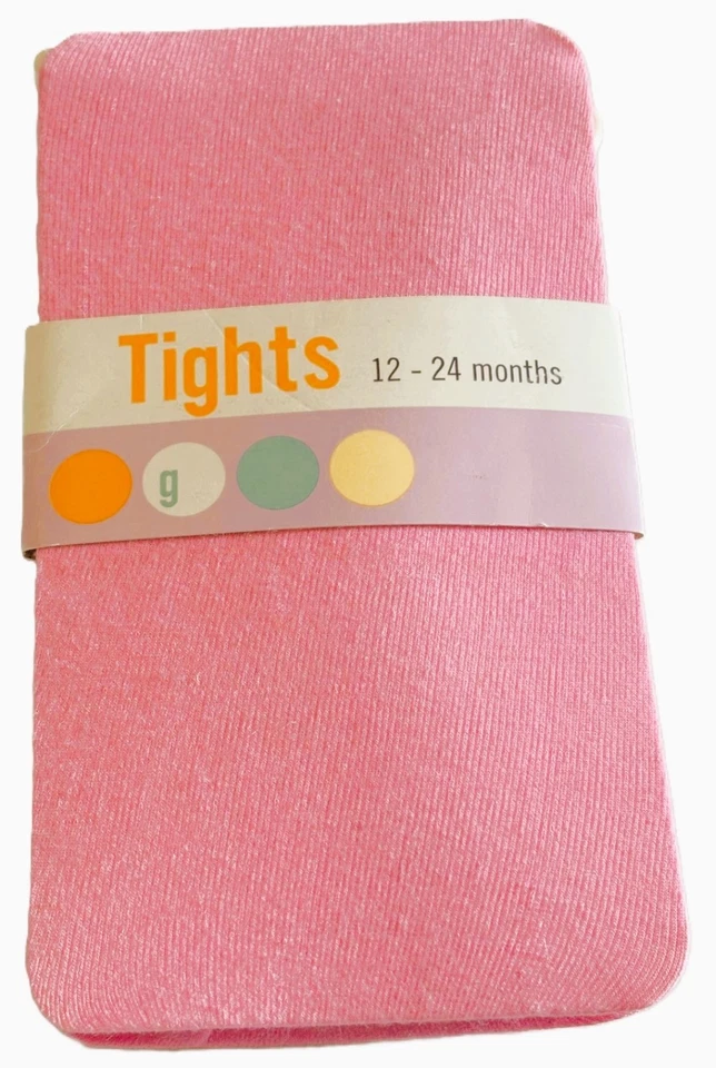 Nuevas Medias Vintage 2001 Gymboree Rosa Jardín Fiesta Talla 12-18-24 meses Nuevas en Paquete Nuevas con Etiquetas Foto 1 de 1