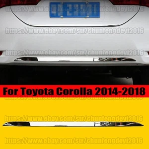 Rear Lower Tailgate Trunk Moulding Cover Trim For Toyota Corolla 2014-2018 - Picture 1 of 5