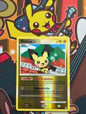Pichu Reverse 25/99 Arceus deutsch Pokemon Karten NM - Bild 1 von 2