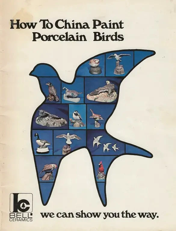 How to Paint China Porcelain Birds Softcover Book  Bell Ceramics - Image 1 of 1