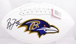 Ray Lewis Autographed Baltimore Ravens Logo Football-Beckett W Hologram *Black - Picture 1 of 3