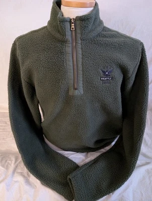 Seattle Washington USA 1/4 Zip Long Sleeve Fleece Pullover Shirt- Large-NWT - Image 1 of 3