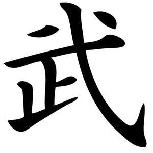 Warrior Kanji Vinyl Aufkleber Aufkleber JDM japanischer Buchstabe - Größe & Farbe auswählen - Bild 1 von 2