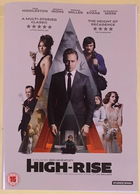 HIGH-RISE – DVD, TOM HIDDLESTON, JEREMY IRONS, UK REGION 2, excellent condition - Image 1 of 1