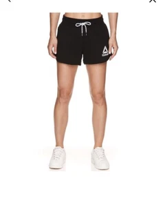 Reebok Womens Equity Graphic Athletic Shorts, 3.5" Inseam X-Large French Terry - Picture 1 of 5