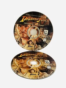 Indiana Jones and the Infernal Machine PC Spiel 2 Disc Set Windows 98 Computer - Bild 1 von 5