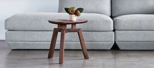 Gus* Furniture Solana End Table - Walnut  - Picture 1 of 5