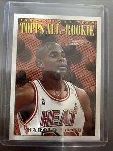 1993-94 Topps Gold Basketball # 175 Harold Miner All Rookie 2nd Team - Picture 1 of 2