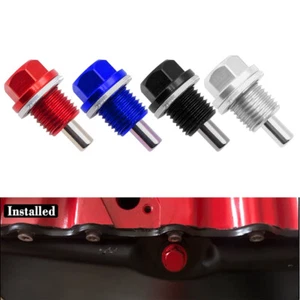 M14 x 1.5MM Magnetic Engine Oil Drain Plug Nut Kit Screw Bolt Oil Drain Sump Nut - Picture 1 of 16