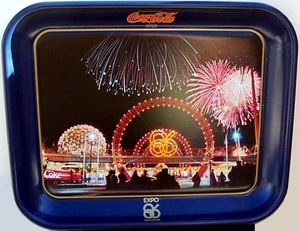 1986 - COCA COLA VANCOUVER EXPO TRAY LIMITED CANADIAN EDITION NOS - Bild 1 von 12