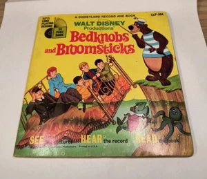 Disneyland Records Bedknobs and Broomsticks Long Play Record and Book 1971 - Picture 1 of 10