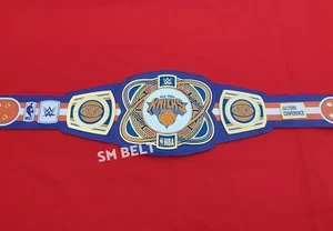 NEW YORK KNICKS NBA LEGACY CHAMPIONSHIP REPLICA TITLE BELT 2MM BRASS - Picture 1 of 11