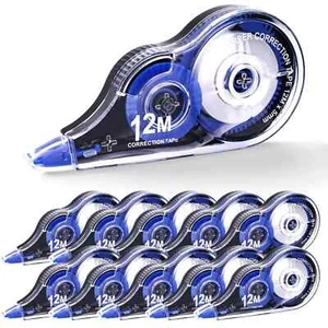 White Out Correction Tape, 10 Pack Correction Tape Easy to Use Applicator for In - Picture 1 of 6