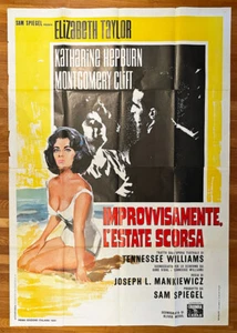 SUDDENLY, LAST SUMMER (1960) 30371 Movie Poster  Italian 79x55  Elizabeth Taylor - Picture 1 of 1