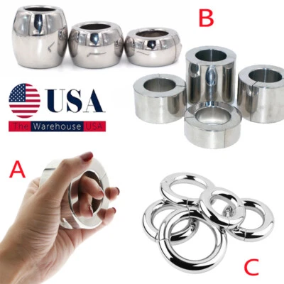 Maca de bola masculina peso bola maca anel magnético pênis anel para homens EUA - Imagem 1 de 4