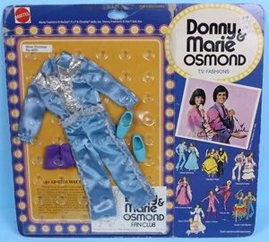 VINTAGE 1976 MOC DONNY & MARIE OSMOND SILVER SHIMMER #9815 TV FASHION OUTFIT - Foto 1 di 4