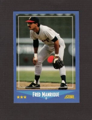 Baseball Card - Fred Manruque - White Sox - Score - 1988 - Card #139 - Image 1 of 2