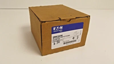Eaton Caja de 50 Crouse-Hinds 38MCQOW 3/8" Doble Snap Corte Caja Conector 43-2 Foto 1 de 4