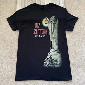 Led Zeppelin M Hermit Stairway To Heaven Graphic Band Tee T-Shirt 70s Rock JU - Picture 1 of 10