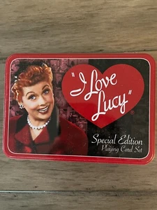 I LOVE LUCY - 2010 Special Edition Playing Card Set - Metal Tin w 2 Sealed Decks - Picture 1 of 6