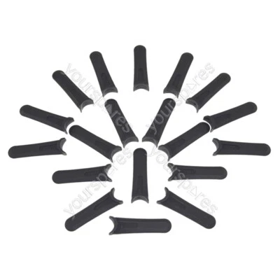 Pack Of 20 Plastic Cutting Blades Fits Flymo Hovervac Hover Vac Equiv To FLY014