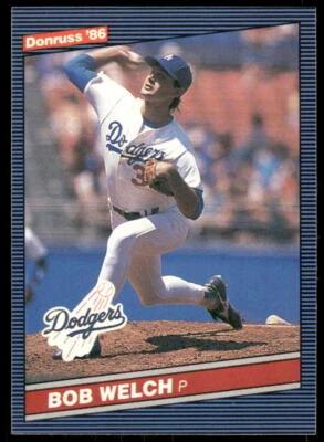 1986 Donruss #459 Bob Welch - Image 1 of 2