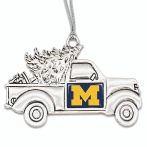 43491 From the Heart Vintage Truck Team Logo Ornament Michigan Wolverines - Bild 1 von 2