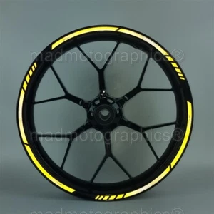 YZFR 1 reflective motorcycle wheel decals rim stickers for Yamaha YZF R1 - Foto 1 di 5